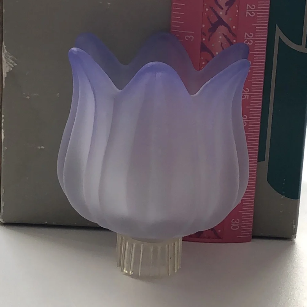 PartyLite Retired Purple Tulip Peglites Mini-Globes P7118 - Picture 16 of 16